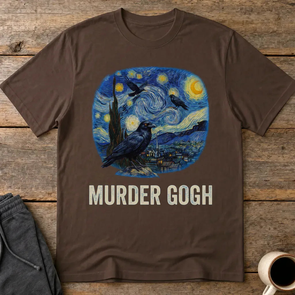 Murder Gogh T-Shirt - Dark Chocolate