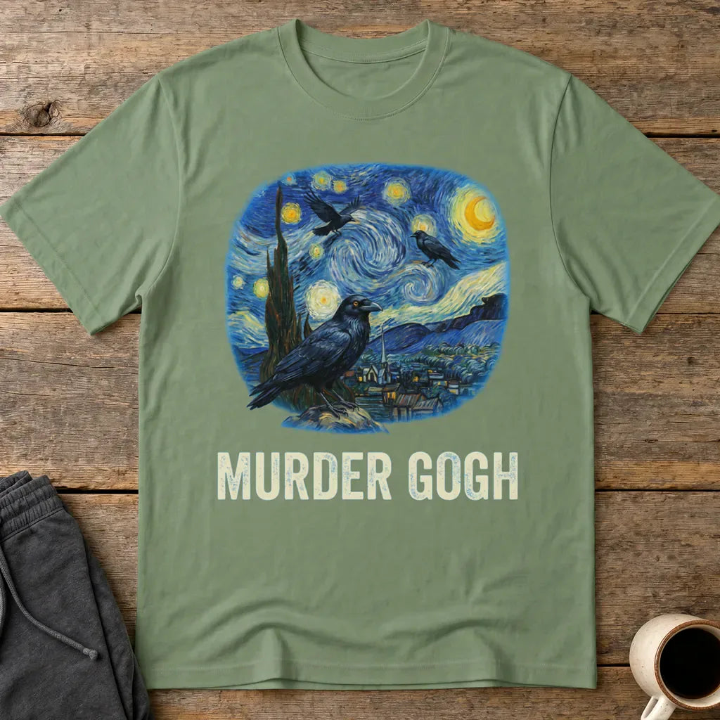 Murder Gogh T-Shirt - Military Green