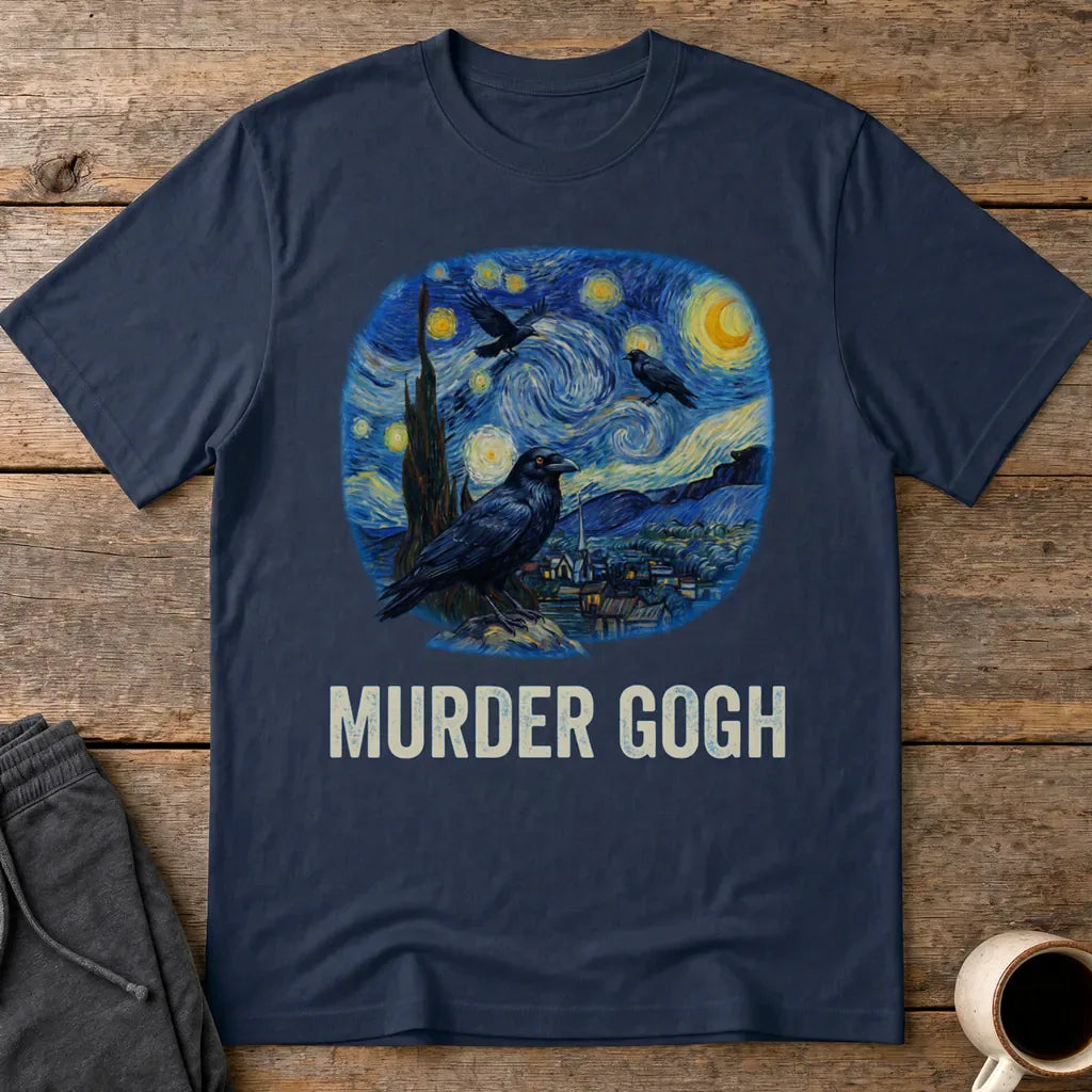Murder Gogh T-Shirt - Navy