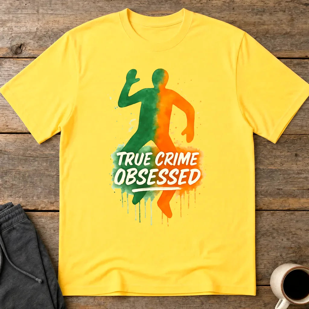 True Crime Obsessed T-Shirt - Daisy