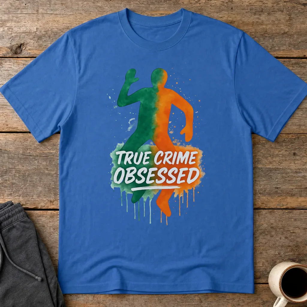True Crime Obsessed T-Shirt - Royal
