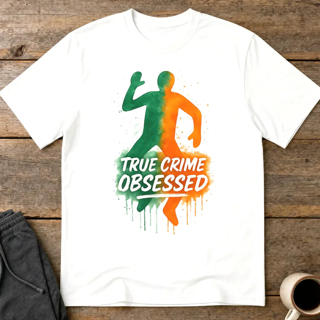 True Crime Obsessed T-Shirt - White