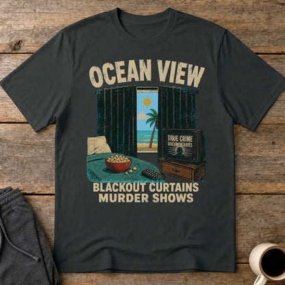 Ocean View Murder Shows T-Shirt - Black