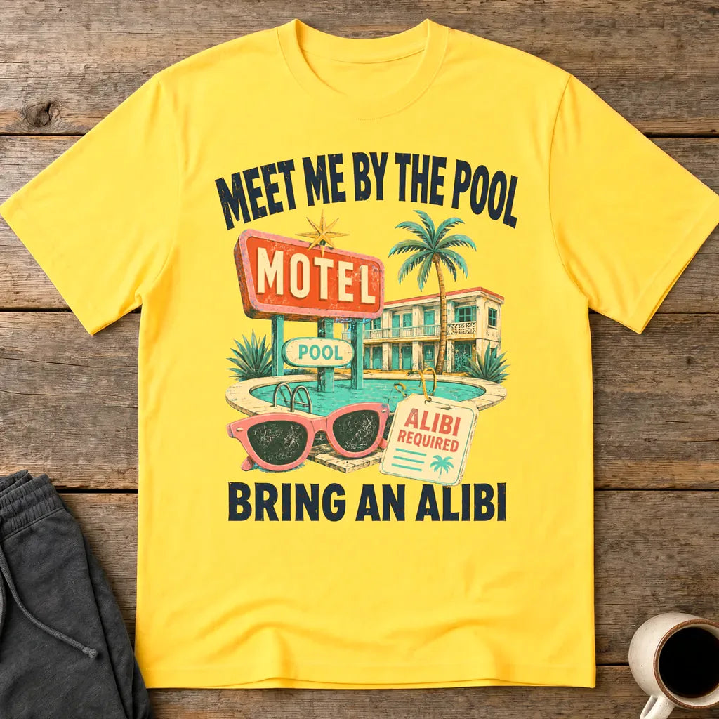 Meet Me by the Pool Alibi T-Shirt - Daisy