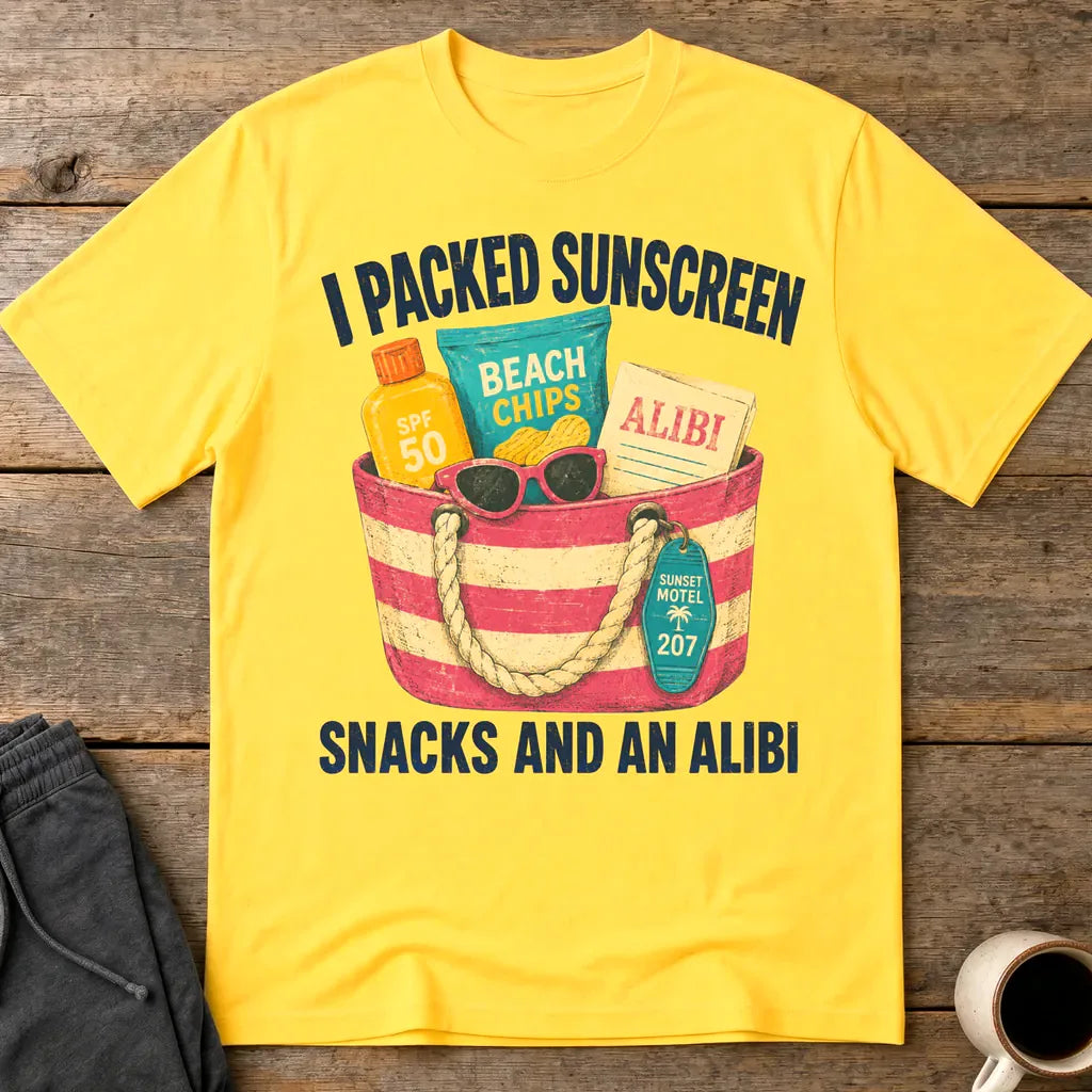 Sunscreen Snacks and an Alibi T-Shirt - Daisy