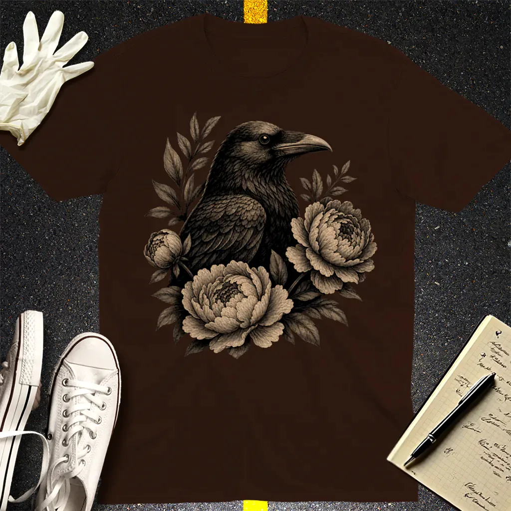 Mystic Raven T-Shirt - Dark Chocolate