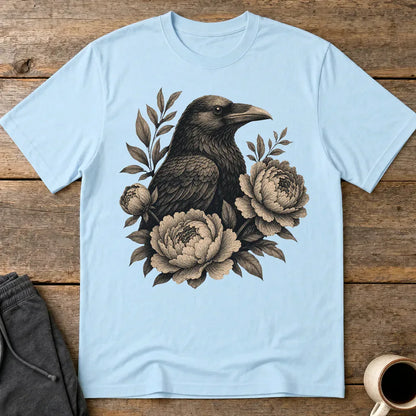 Mystic Raven T-Shirt - Light Blue