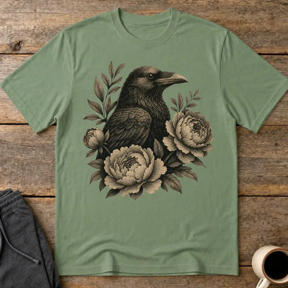 Mystic Raven T-Shirt - Military Green