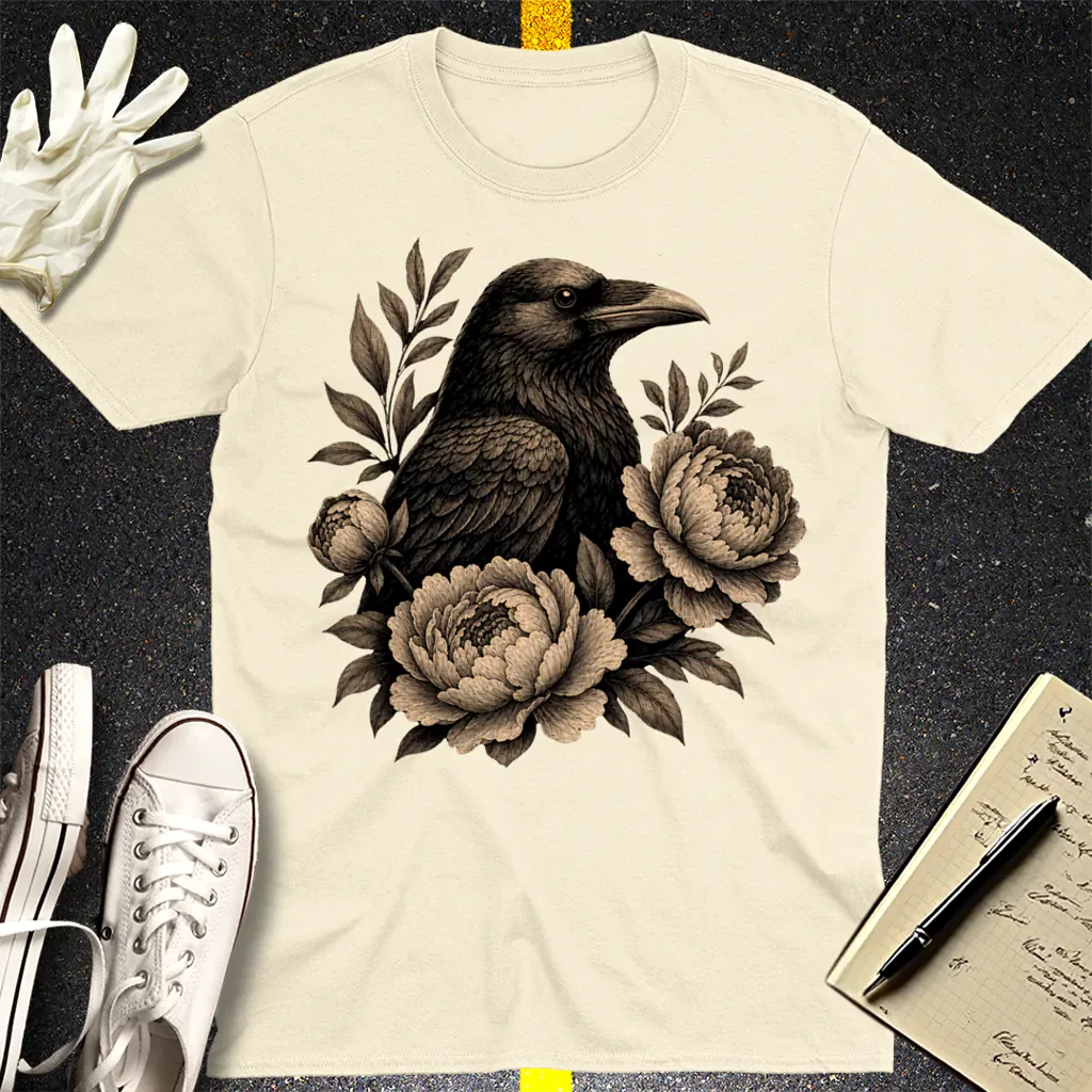 Mystic Raven T-Shirt - Natural