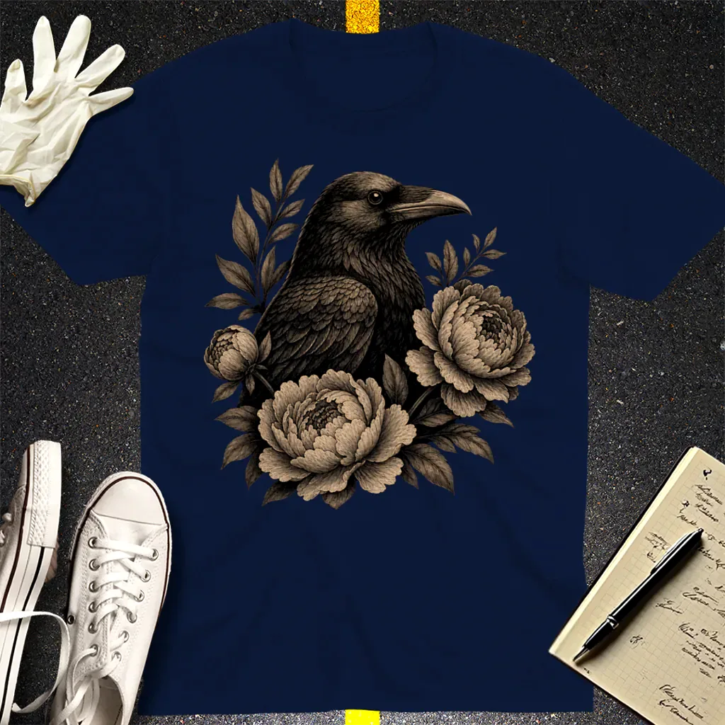 Mystic Raven T-Shirt - Navy