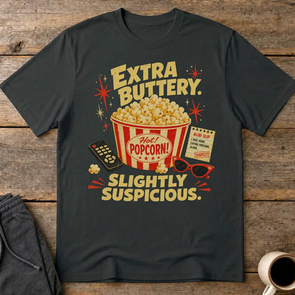 Extra Buttery Slightly Suspicious T-Shirt - Black