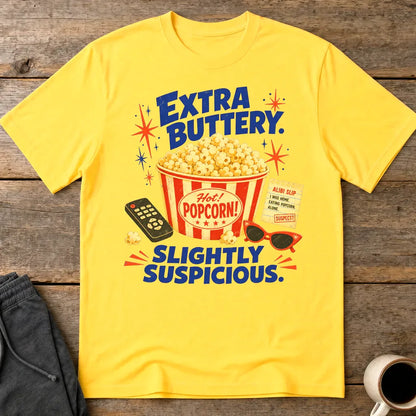 Extra Buttery Slightly Suspicious T-Shirt - Daisy