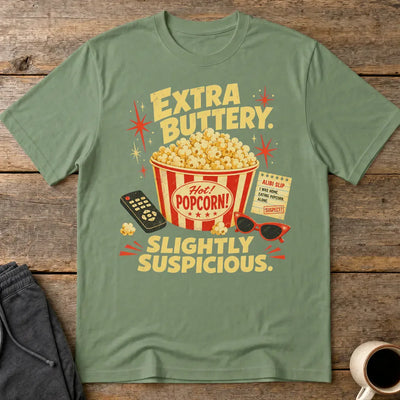 Extra Buttery Slightly Suspicious T-Shirt - Military Green