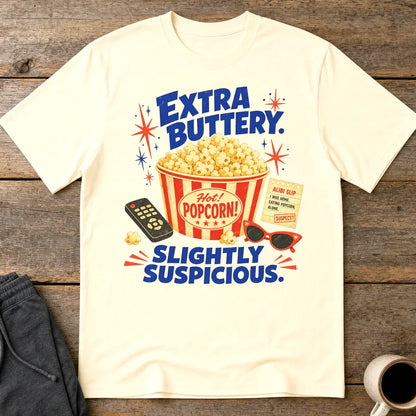 Extra Buttery Slightly Suspicious T-Shirt - Natural