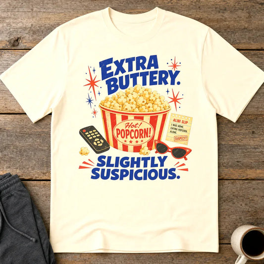 Extra Buttery Slightly Suspicious T-Shirt - Natural