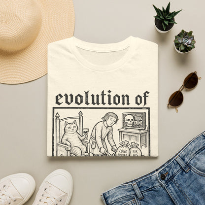 Cat Parenting Evolution T-Shirt