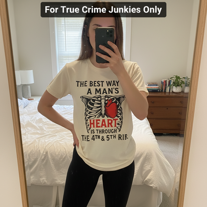 Shortcut To A Man's Heart T-Shirt_mirror_selfie