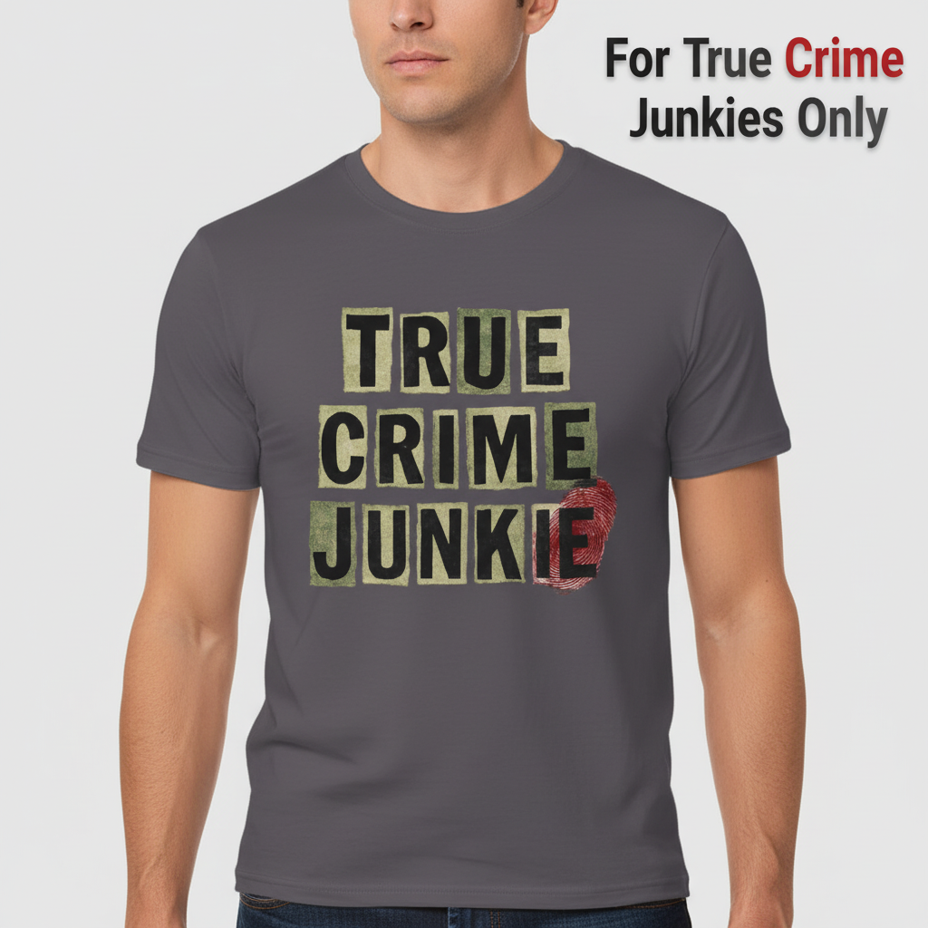True Crime Junkie T-Shirt__hero