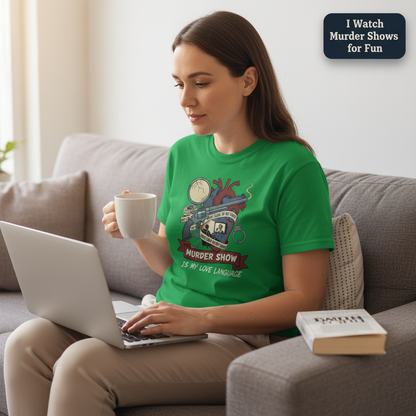 Murder Show Love Language T-Shirt__use