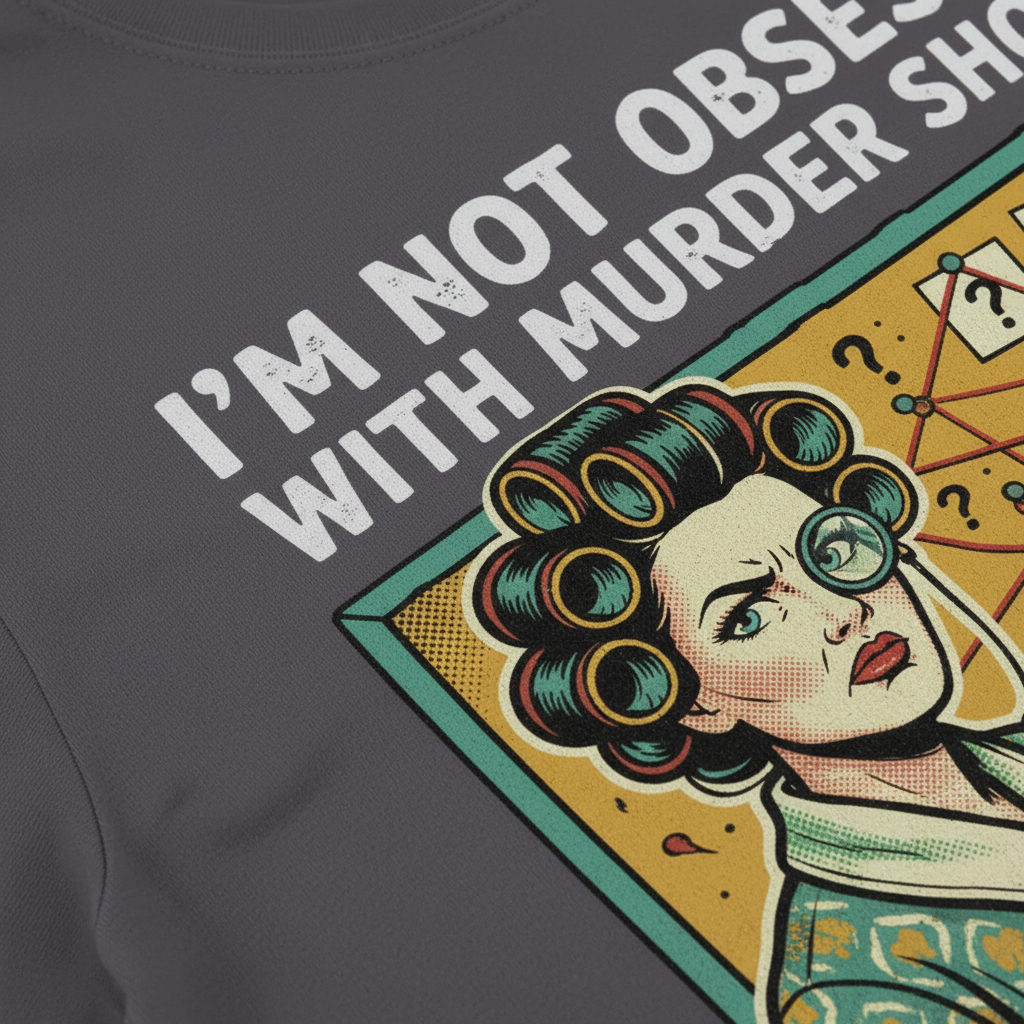 Murder Mystery Dedication T-Shirt__detail