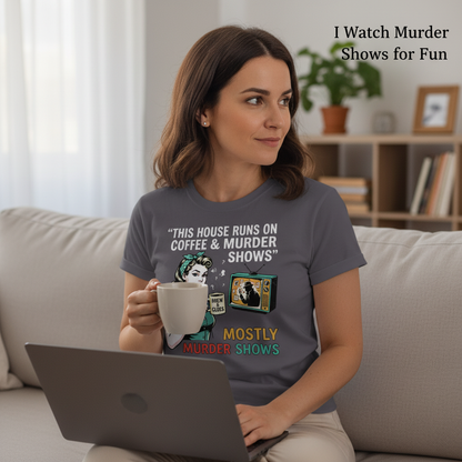 Coffee & Murder Shows T-Shirt__use