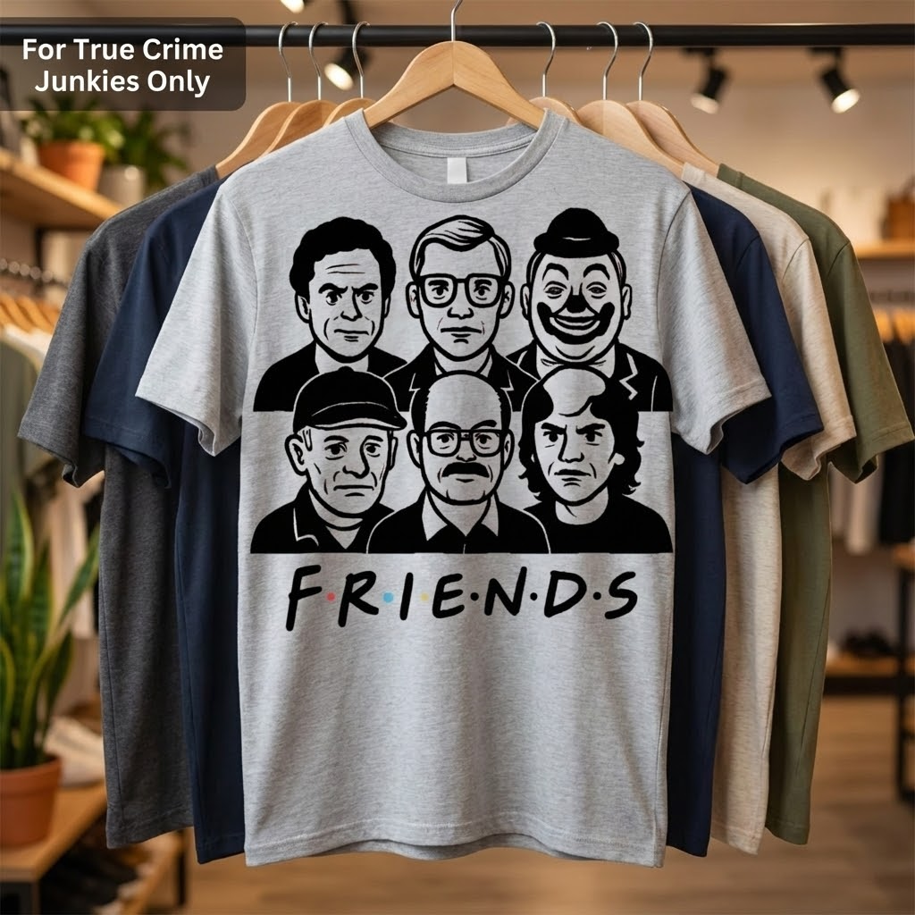 True Crime Friends T-Shirt_boutique_rack