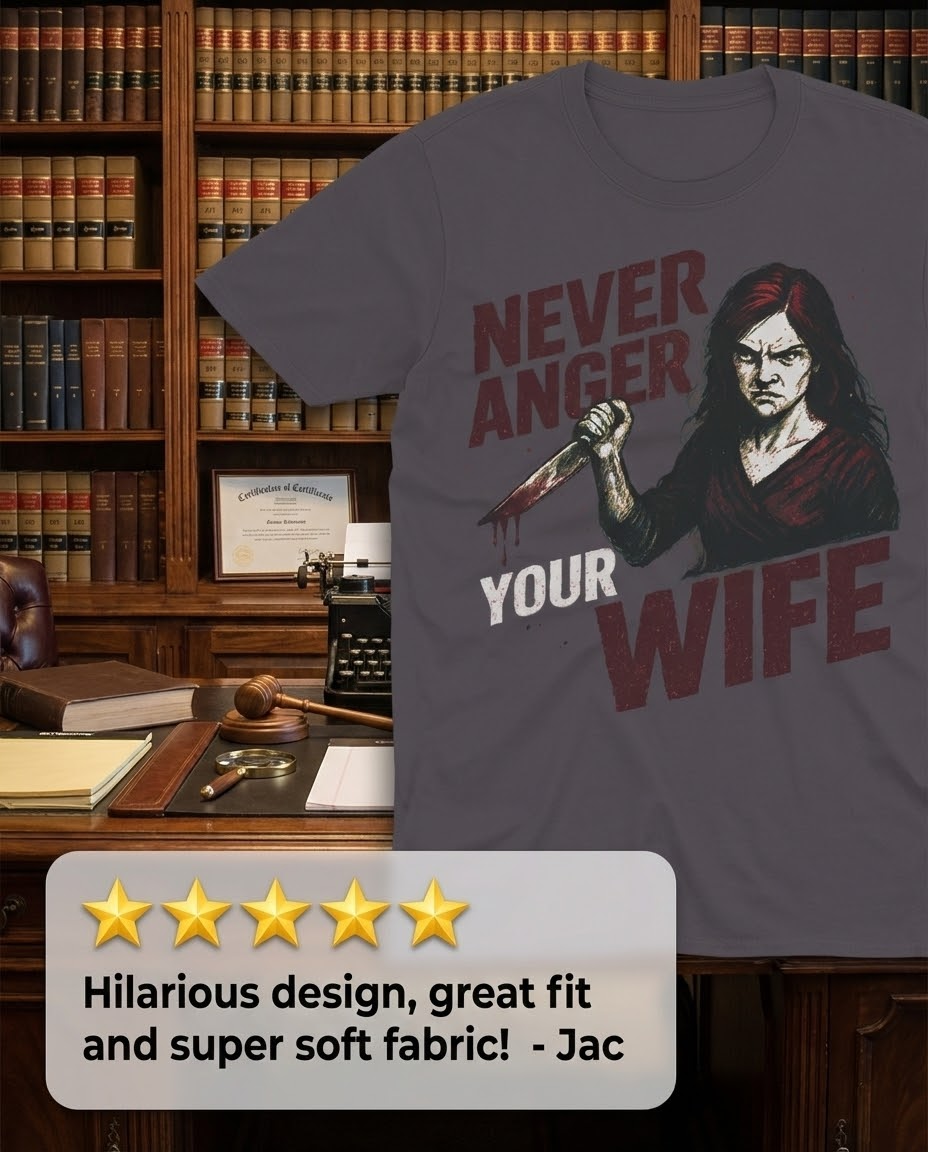 Never Anger Your Wife T-Shirt_extreme_za