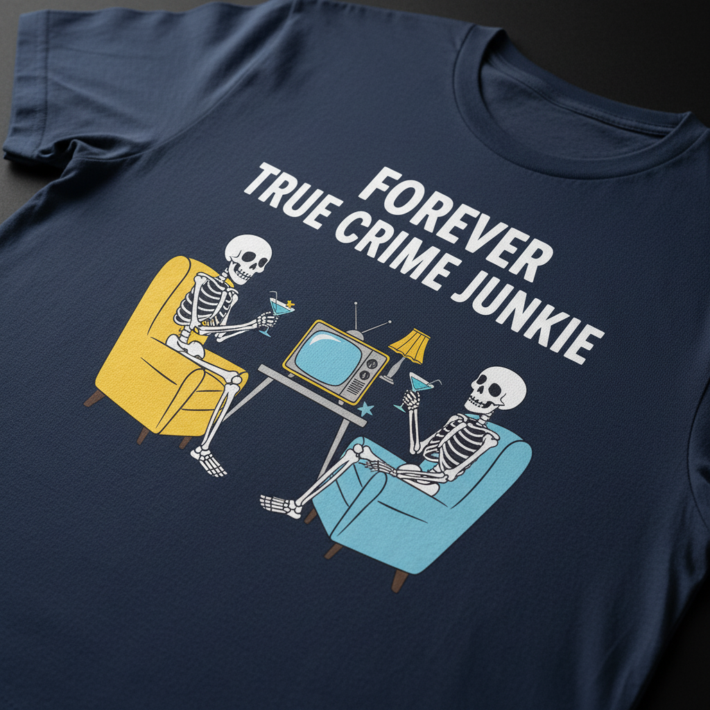 Forever True Crime Junkie T-Shirt_extreme_za