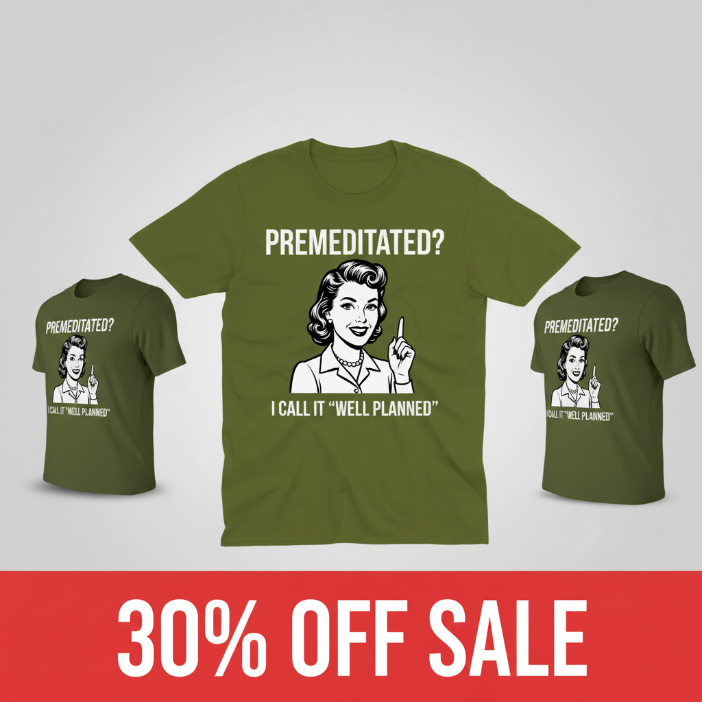 Well Planned Humor T-Shirt_3_model