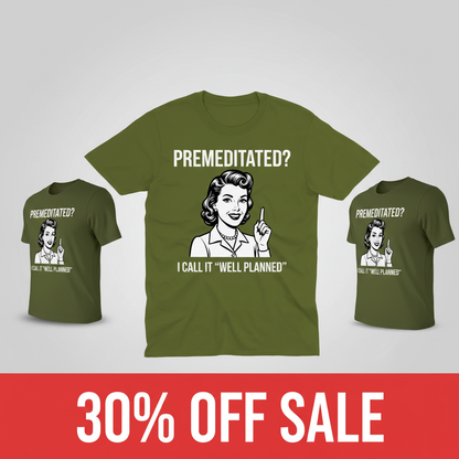 Well Planned Humor T-Shirt_3_model