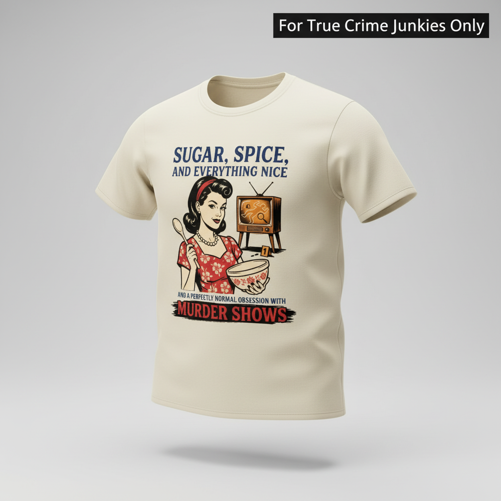 Sugar, Spice & Murder Show Obsession T-Shirt_3d_float