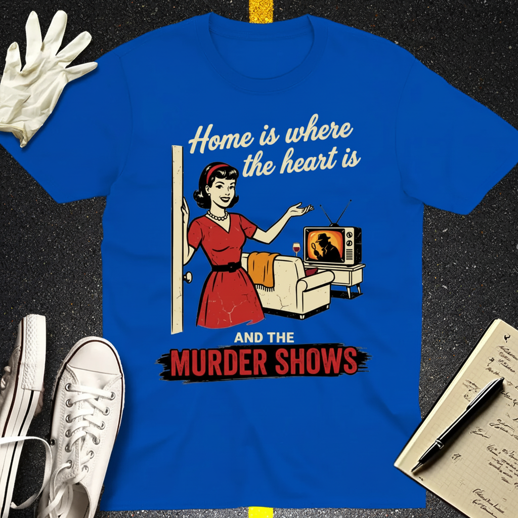 Home Is Where the Murder Shows T-Shirt_extreme_za
