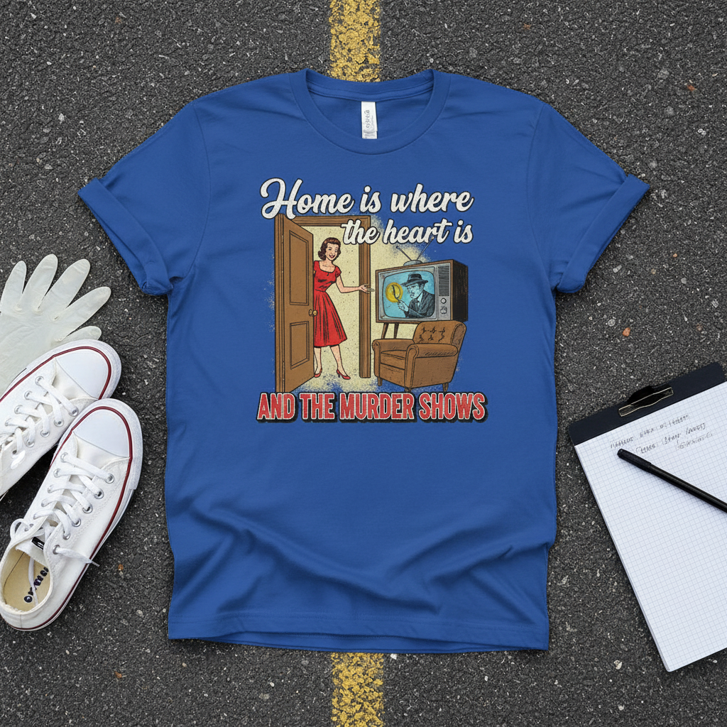 Home Is Where the Murder Shows T-Shirt_dual_lifestyle
