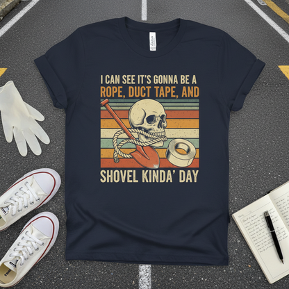 Rope, Tape & Shovel Day T-Shirt_3_model