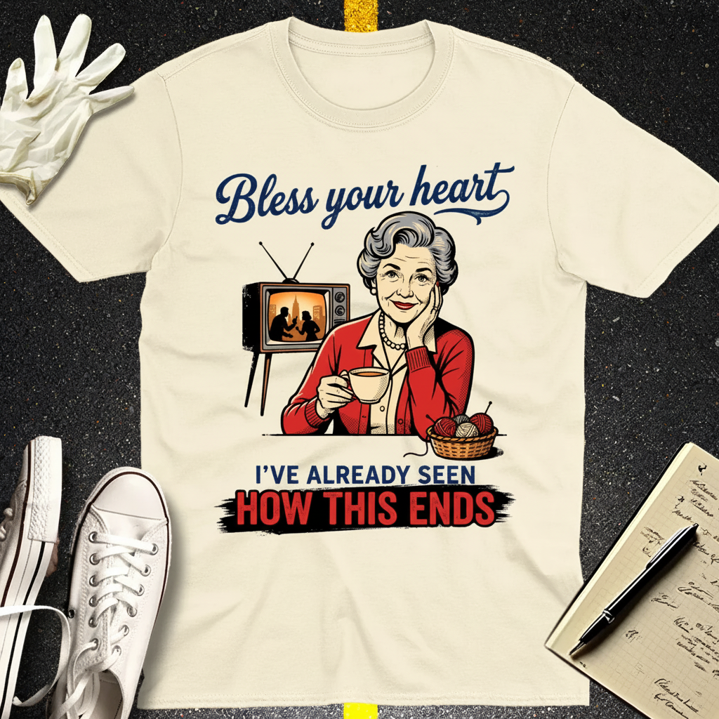 Bless Your Heart How This Ends T-Shirt_dual_lifestyle