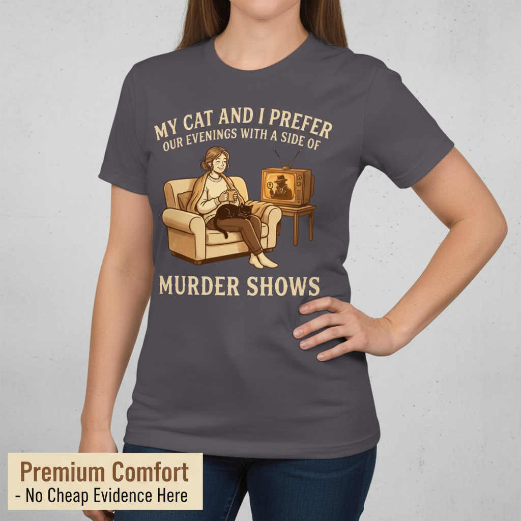 Cozy Murder Show Evenings T-Shirt__benefit
