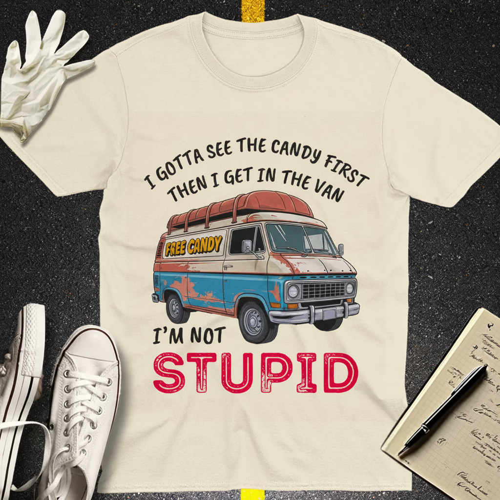 Not Stupid Candy Van T-Shirt_3_model
