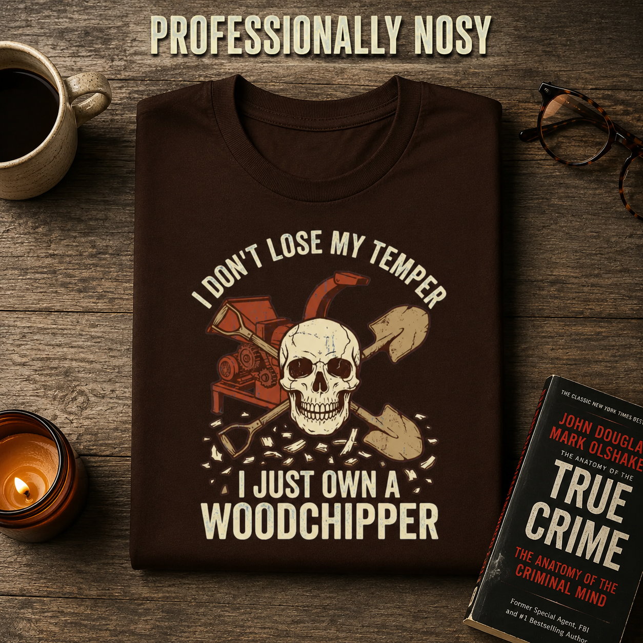 Woodchipper Temper Control T-Shirt_folded_flatlay