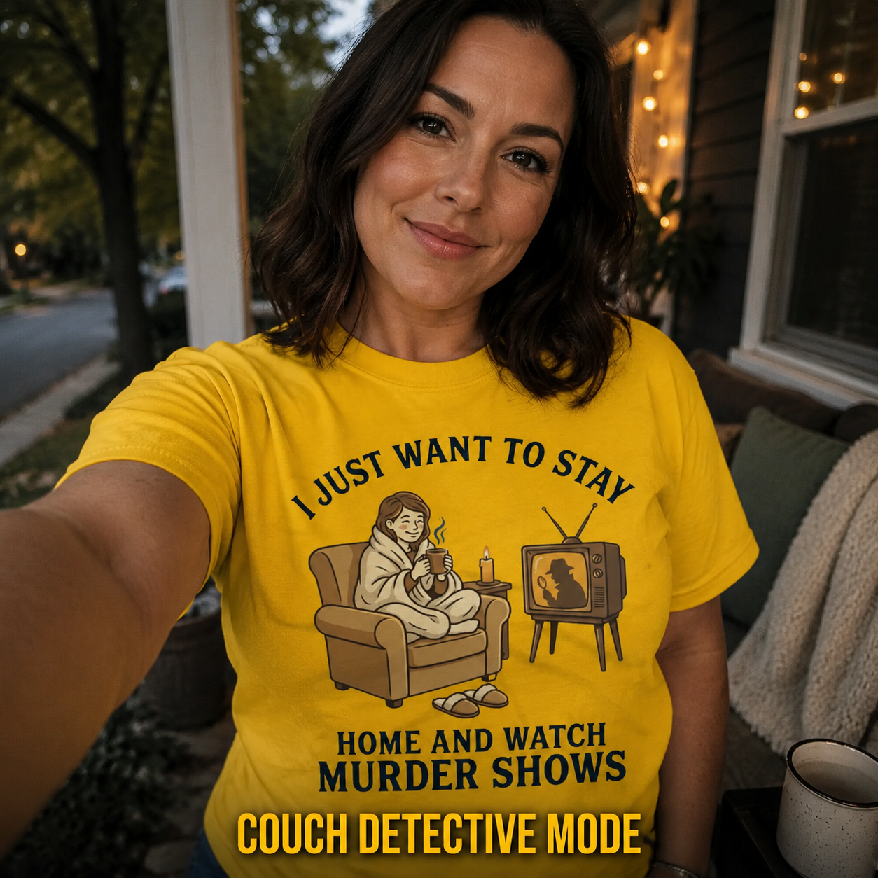 Stay Home and Watch Murder Shows T-Shirt_ugc_outdoor
