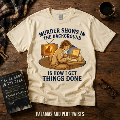 Murder Shows Productivity Boost T-Shirt_style_flat