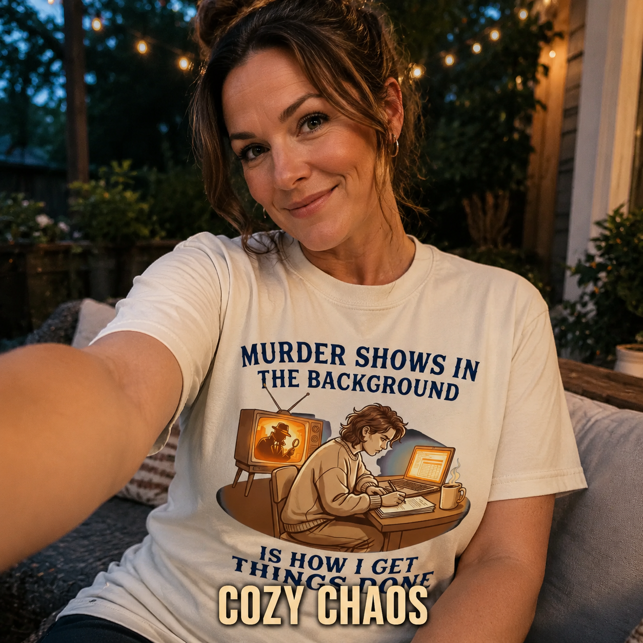 Murder Shows Productivity Boost T-Shirt_ugc_outdoor