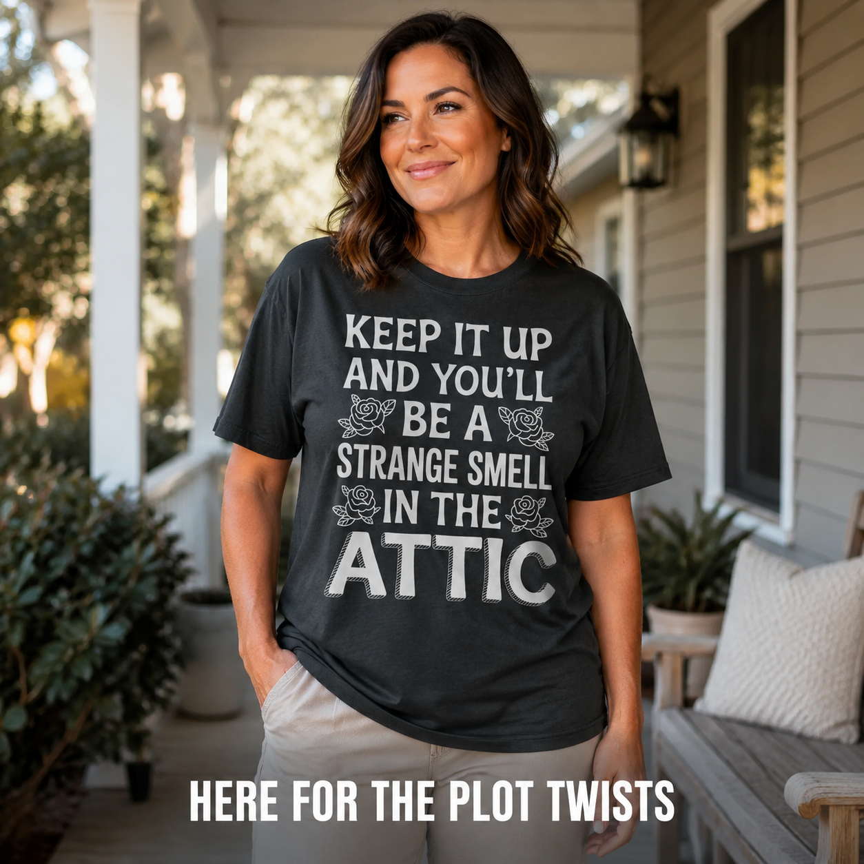 Strange Smell in the Attic T-Shirt_active_outdoor