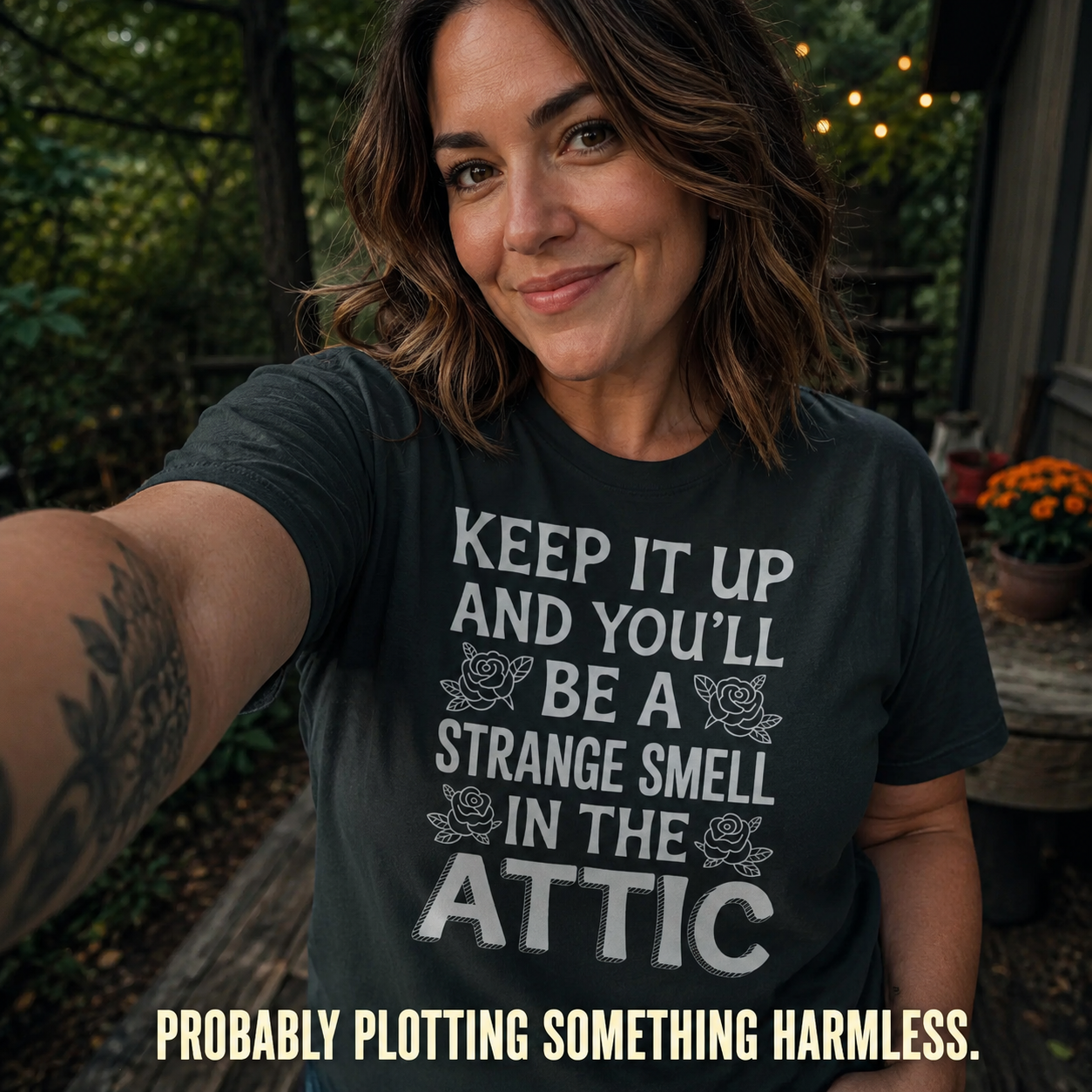 Strange Smell in the Attic T-Shirt_ugc_outdoor