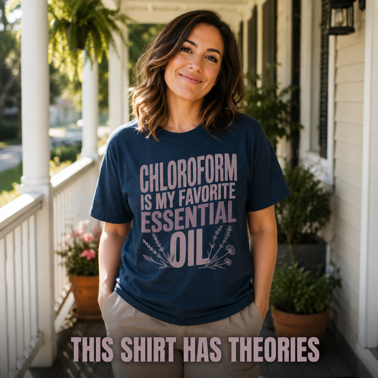 Chloroform Essential Oil T-Shirt_active_outdoor