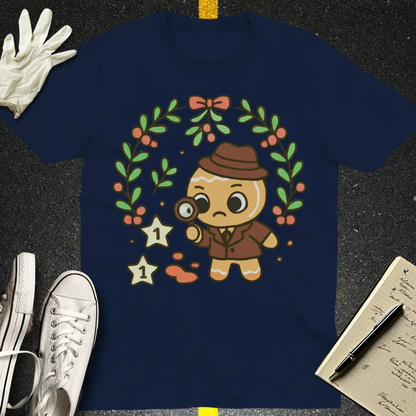 Gingerbread Detective T-Shirt_clean