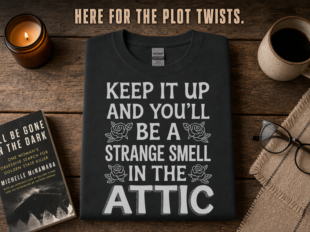 Strange Smell in the Attic T-Shirt_folded_flatlay