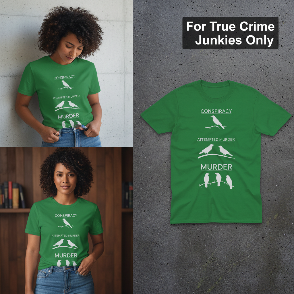 Crow Crime Scene T-Shirt_3_panel