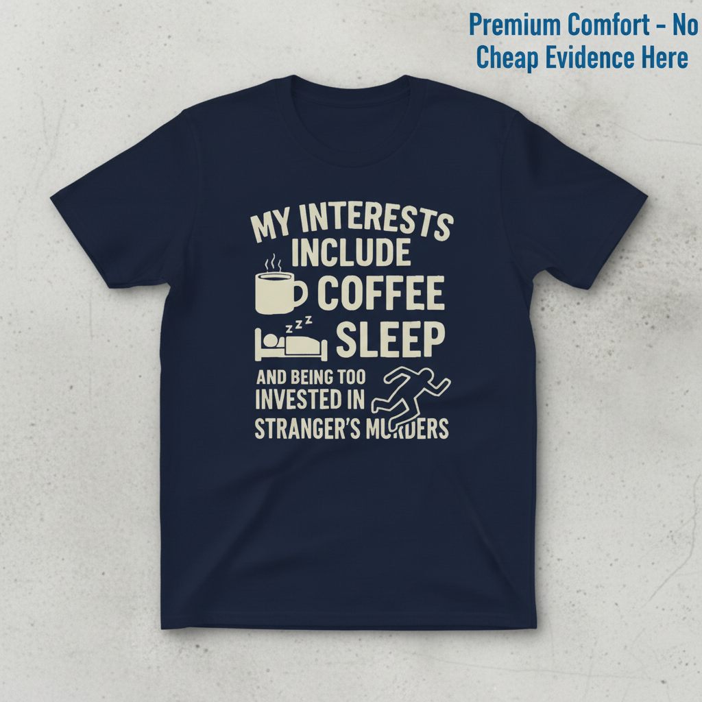 Coffee Sleep Murder Obsession T-Shirt_clean