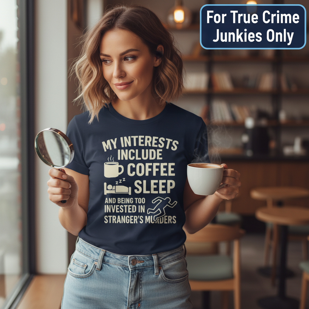 Coffee Sleep Murder Obsession T-Shirt_prop_inteact