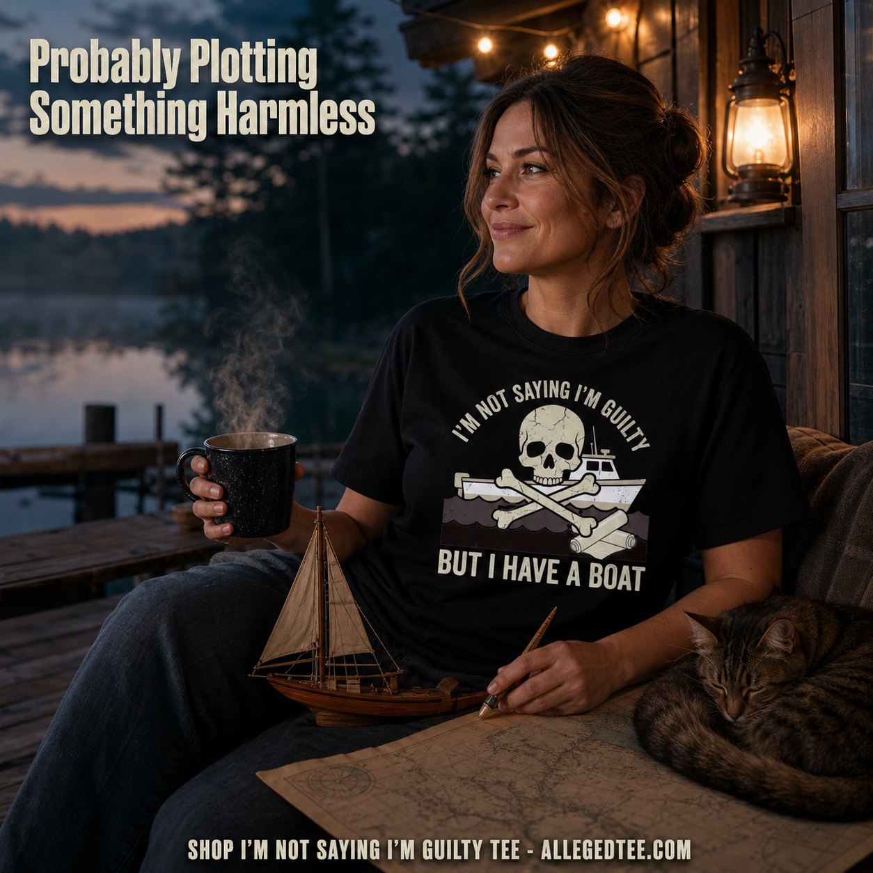 I’m Not Saying I’m Guilty Boat Humor T-Shirt_contextual